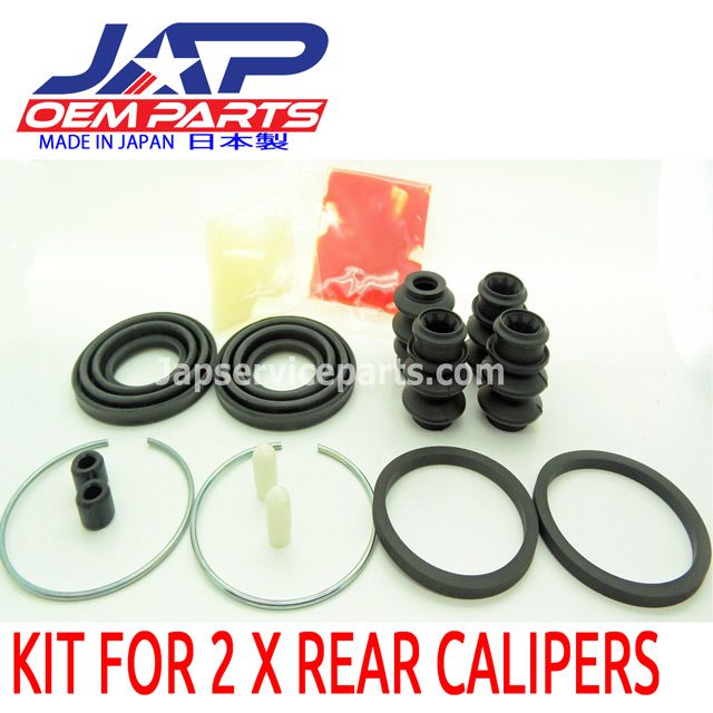 MITSUBISHI LANCER EVO 4 5 6 REAR CALIPER REBUILD KIT MADE IN JAPAN
