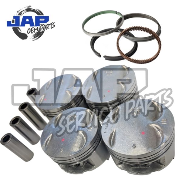 Piston and Rings Set Size 81.50mm Honda Civic 1.8 VTI MB6 B18C4 OE