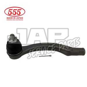 A metal automotive steering or suspension part with a nut and split pin, labelled 555 Made in Japan and JAP Service Parts in the background. | Jap Service Parts - Car Parts