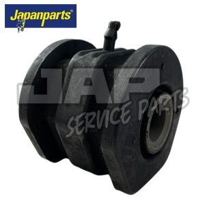 A black automotive rubber bush with a metal centre, shown against a white background. The Japanparts logo is in the top left corner, and JAP Service Parts watermark overlays the image. | Jap Service Parts - Car Parts