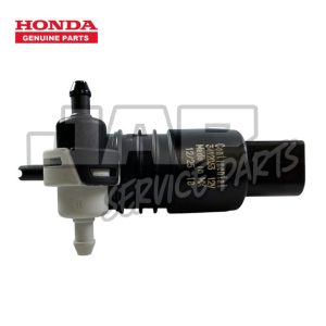A Honda genuine part, specifically an automotive component with a black and white body and connector, is shown on a white background. The Honda logo and Genuine Parts label appear in the top left corner. | Jap Service Parts - Car Parts