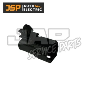 Black electrical connector part on a white background with JSP Auto Electric logo in the top left corner and JAP Service Parts watermark across the centre. | Jap Service Parts - Car Parts