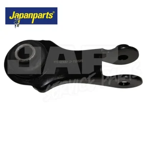 Black suspension control arm with a metal bush, shown against a white background. Japanparts logo and watermark visible. Suitable for vehicle repair or part identification purposes. | Jap Service Parts - Car Parts