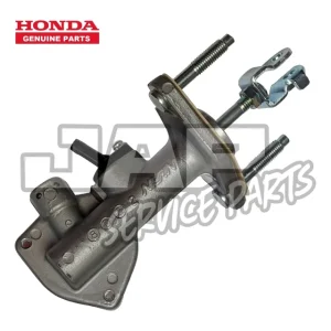 Honda genuine part: a metallic automotive component with bolts and a bracket, shown on a white background with JAP SERVICE PARTS watermark and Honda Genuine Parts logo in the upper left corner. | Jap Service Parts - Car Parts