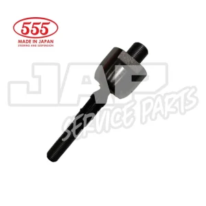 A metal automotive steering or suspension part with threaded ends is displayed. The 555 Made in Japan logo and JAP Service Parts watermark are visible in the background. | Jap Service Parts - Car Parts